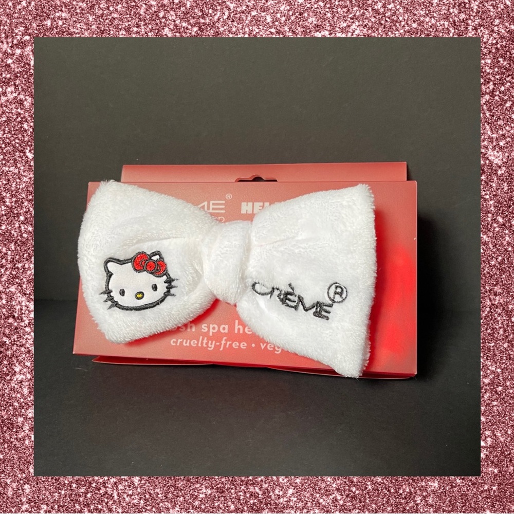 Hello Kitty x Crème shop soft plush headband